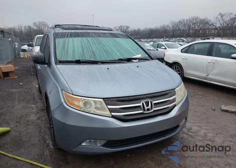 2012 Honda Odyssey Ex-L из США, поврежденный, VIN 5FNRL5H62CB103267